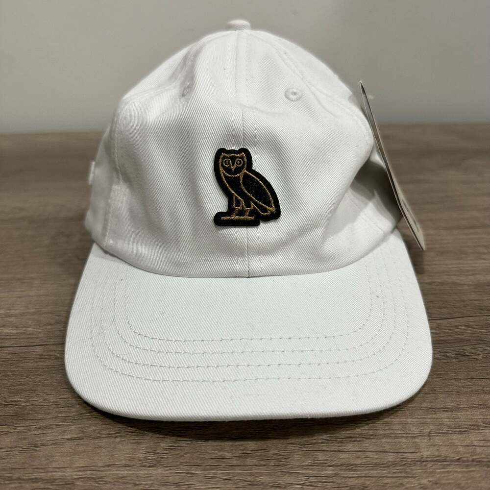 OVO Essential White Hat Adjustable Sports Cap NWT
